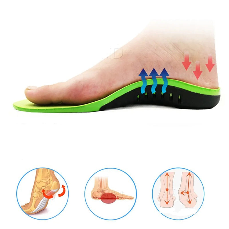 Palmilhas ortopédicas para os pés